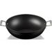 Wok met 4x Sterkere Anti-Aanbaklaag 32cm 6l Zwart 