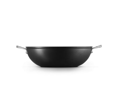 Wok met 4x Sterkere Anti-Aanbaklaag 32cm 6l Zwart  Le Creuset