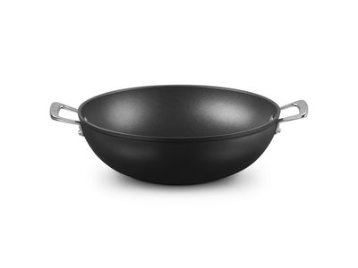 Wok met 4x Sterkere Anti-Aanbaklaag 32cm 6l Zwart