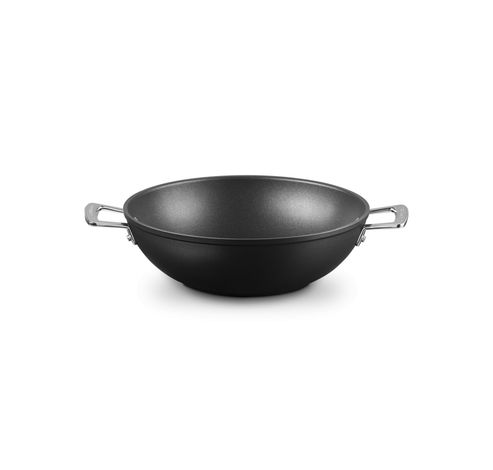 Wok Anti-Adhérent Les Forgées 28cm 3,9l Noir  Le Creuset