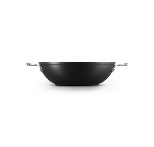 Wok Anti-Adhérent Les Forgées 28cm 3,9l Noir  Le Creuset