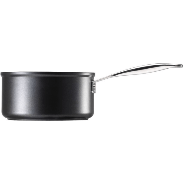 Steelpan met 4x Sterkere Anti-Aanbaklaag 18cm 2,1l Zwart 