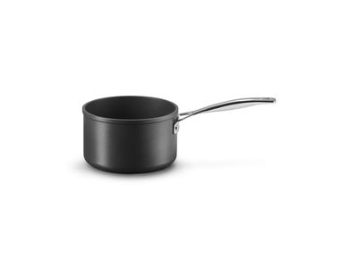 Anti-Aanbak Steelpan met 4x Sterkere Anti-Aanbaklaag 18cm 2,1l Zwart