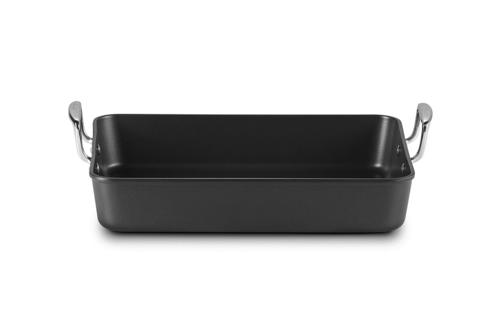 Rechthoekige Braadslede met 4x Sterkere Anti-Aanbaklaag 35cm 5,5l Zwart