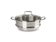 3-Ply Multi Stoominzet in RVS met Glazen Deksel 24cm