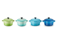 Set de 4 mini-cocottes Brise Marine en céramique 10cm 0,25l