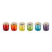 Le Creuset Espressotasjes Rainbow Set van 6 in Aardewerk 0,1l