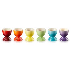 Eierdopjes Rainbow Set van 6 in Aardewerk 6cm 0,04l 