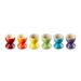 Eierdopjes Rainbow Set van 6 in Aardewerk 6cm 0,04l 