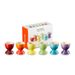 Eierdopjes Rainbow Set van 6 in Aardewerk 6cm 0,04l 