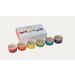 Mini-Ramekins Rainbow Set van 6 in Aardewerk 0,1l 