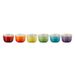 Mini-Ramekins Rainbow Set van 6 in Aardewerk 0,1l 