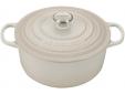 Gietijzeren Ronde cocotte 26cm 5,3L Meringue