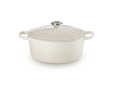 Cocotte Ronde en Fonte 26cm 5.3L Meringue