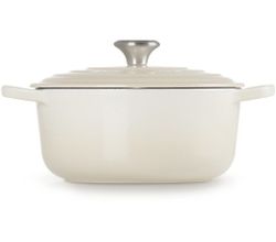 Gietijzeren Ronde cocotte 20cm 2,4L Meringue Le Creuset