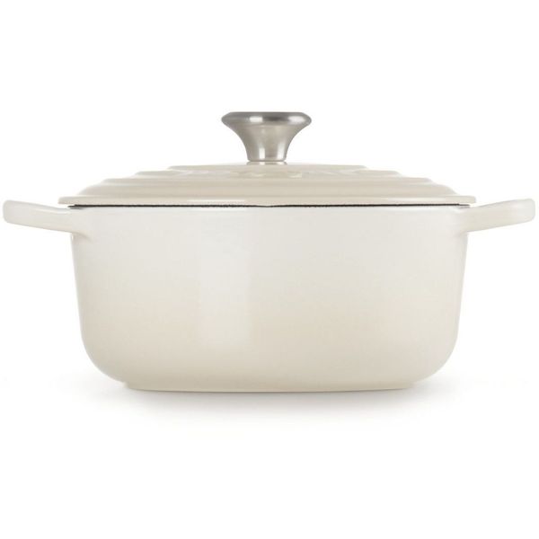 Gietijzeren Ronde cocotte 20cm 2,4L Meringue 