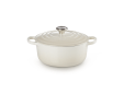 Stoofpan Rond in Geëmailleerd Gietijzer 20cm 2,4L Meringue