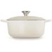 Le Creuset Gietijzeren Ronde cocotte 22cm 3,3L Meringue