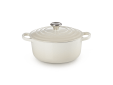 Stoofpan Rond in Geëmailleerd Gietijzer 22cm 3,3L Meringue