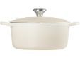 Stoofpan Rond in Geëmailleerd Gietijzer 24cm 4,2L Meringue