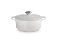Stoofpan Rond in Geëmailleerd Gietijzer 24cm 4,2L Meringue
