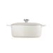 Gietijzeren Ovale Cocotte 31cm 6,3l Meringue 