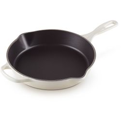 Le Creuset Skillet rond profond en fonte émaillée 26cm 2l Meringue 