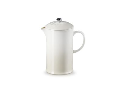 Koffiepot met Pers in Aardewerk 1l Meringue
