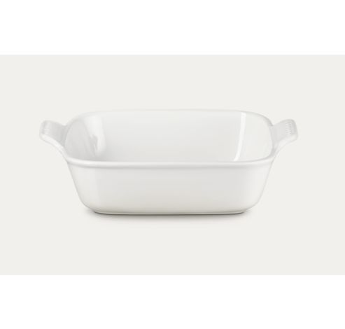 Plat carré 2,8l 23cm Meringue  Le Creuset