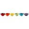 Ontbijtkommetjes Rainbow Set van 6 in Aardewerk 16cm 0,65L 