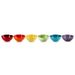 Ontbijtkommetjes Rainbow Set van 6 in Aardewerk 16cm 0,65L 