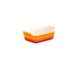  Ovenschaal Rechthoekig in Aardewerk 19cm 1,1l Oranje-rood Le Creuset