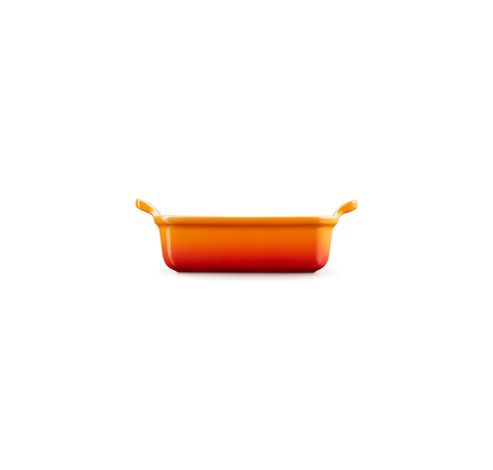  Ovenschaal Rechthoekig in Aardewerk 19cm 1,1l Oranje-rood  Le Creuset