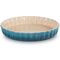 Taartvorm in Aardewerk 28cm 2L Deep Teal  