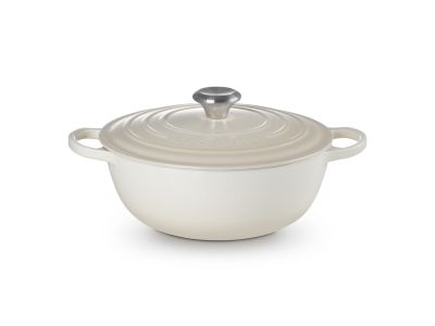 Marmite in Geëmailleerd Gietijzer 26cm 4,1L Meringue