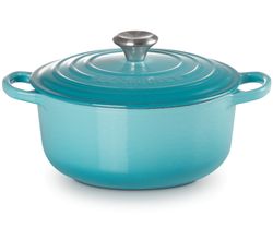 Gietijzeren Ronde cocotte 20cm 2,4l Caribbean Blue Le Creuset