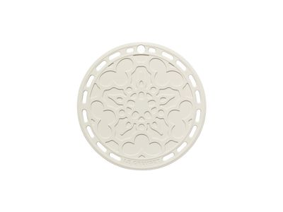 Silicone Onderzetter Bloemmotief 20cm Meringue