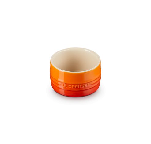 Ramekin Stapelbaar in Aardewerk 8cm 0,2l Oranjerood  Le Creuset