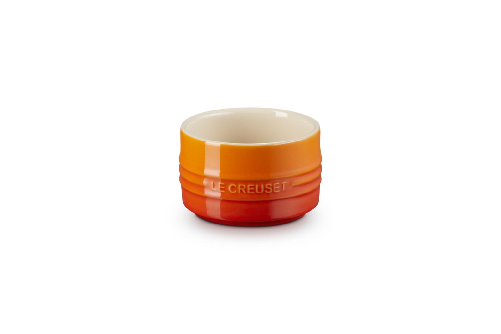 Ramekin Stapelbaar in Aardewerk 8cm 0,2l Oranjerood