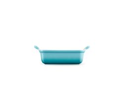 Ovenschaal Rechthoekig in Aardewerk 19cm 1,1l Caribbean Blue Le Creuset