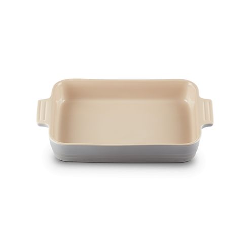 Plat rectangulaire Héritage en céramique 26cm 2,4l Mist Grey  Le Creuset