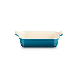 Le Creuset Plat rectangulaire Héritage en céramique 26cm 2,4l Deep Teal 