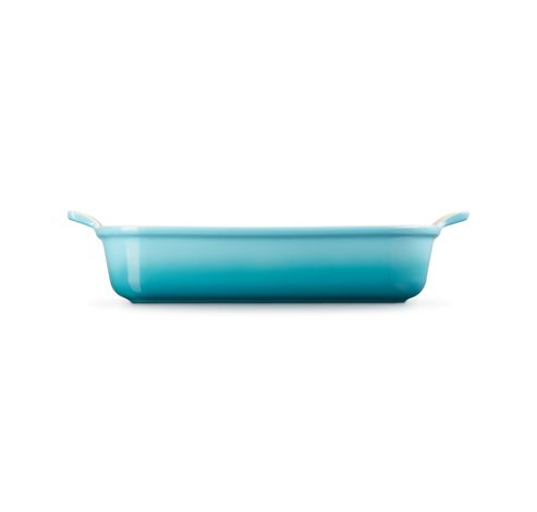 Ovenschaal Rechthoekig in Aardewerk 32cm 4l Caribbean Blue  Le Creuset