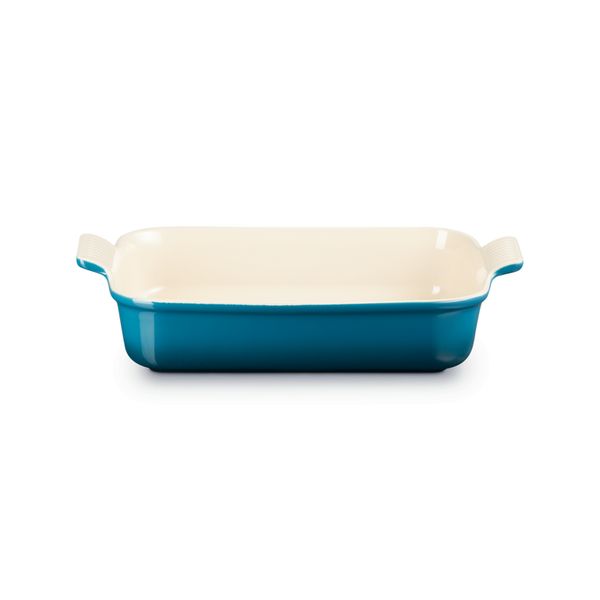 Ovenschaal Rechthoekig in Aardewerk 32cm 4l Deep Teal 