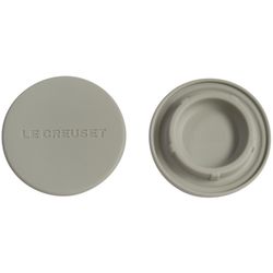 Le Creuset Molendeksels Set van 2 Siliconen Mist Grey 