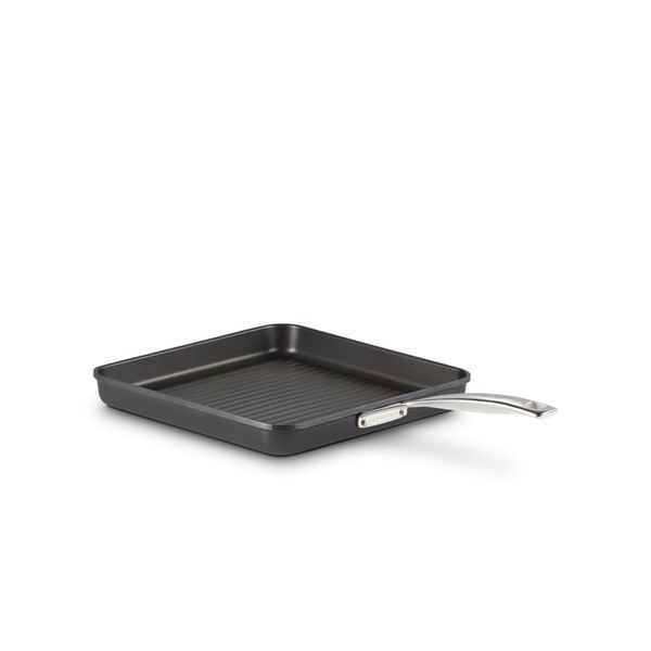 Le Creuset Grillpan Vierkant met 4x Sterkere Anti-Aanbaklaag met Handvat 28cm Zwart