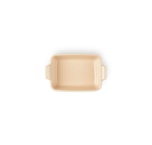 Plat rectangulaire Héritage en céramique 19cm 1,1l Shell Pink  Le Creuset