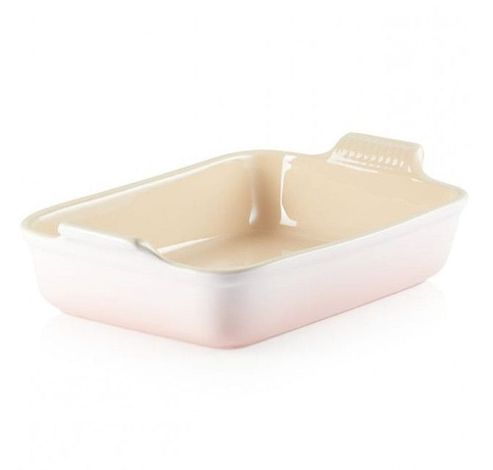 Plat rectangulaire Héritage en céramique 32cm 4l Shell Pink  Le Creuset