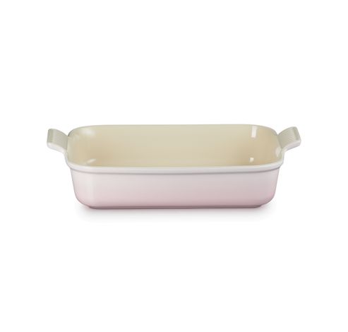 Plat rectangulaire Héritage en céramique 32cm 4l Shell Pink  Le Creuset