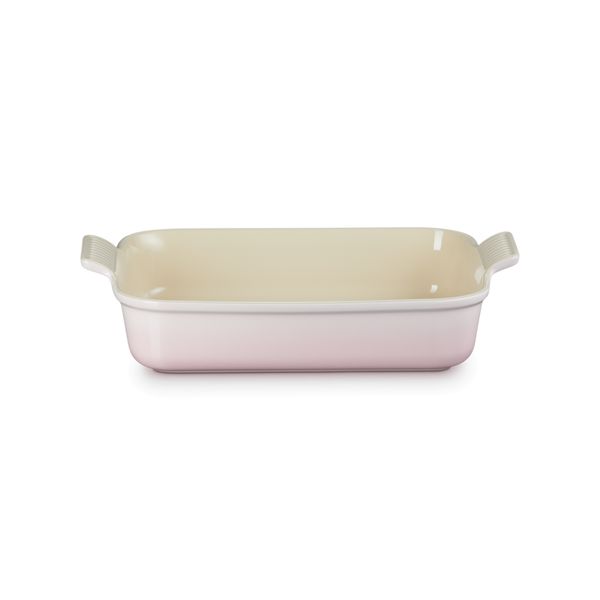 Ovenschaal Rechthoekig in Aardewerk 32cm 4l Shell Pink 